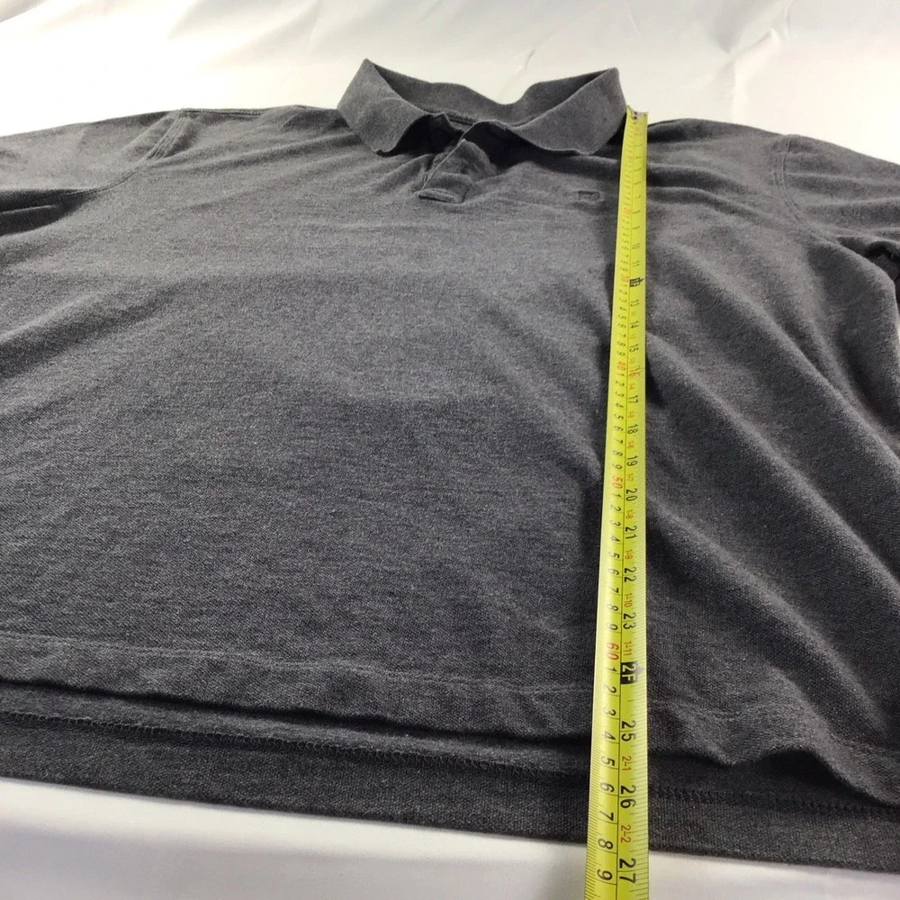 Banana Republic Polo Shirt with Elephant Logo Casual Cotton Men's XL Gray